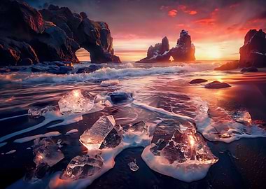 Iceland beach
