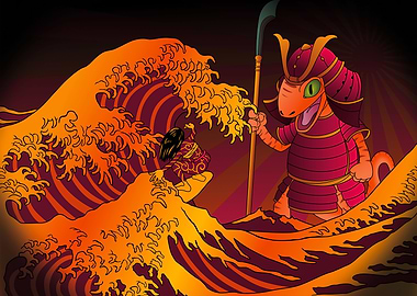 Great Wave Of Salamander