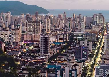 Skyline Santos Brazil