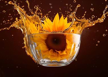 Sunflower splash