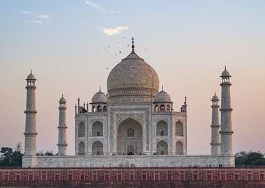 Taj Mahal sunset India