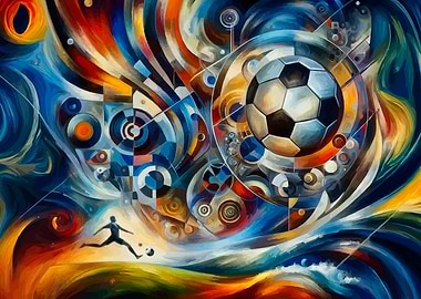 ABSTRACT FOOTBALL SOCCER