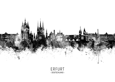 Erfurt Skyline Deutschland