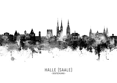 Halle Saale Skyline
