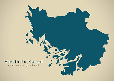 Southwest Finland map