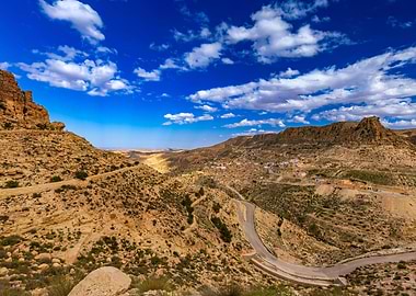 Desert hills in Africa