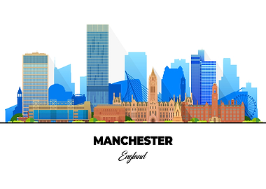Manchester England Skyline