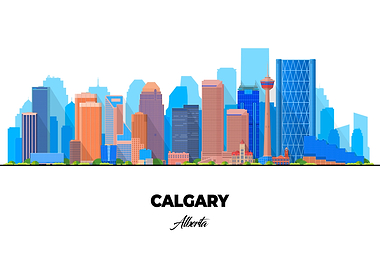 Calgary Alberta Skyline
