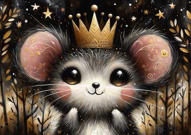 Cute Whimsical Mouse
