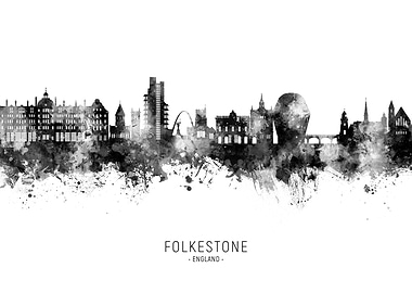 Folkestone Skyline England