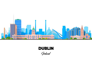 Dublin Ireland Skyline