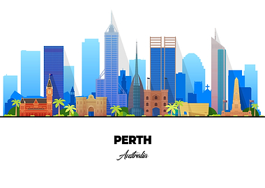Perth Australia Skyline
