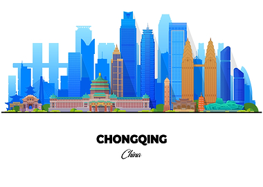 Chongqing China Skyline