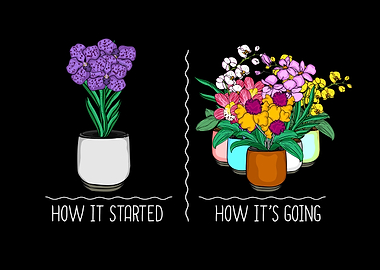 Funny Orchid Lover Women