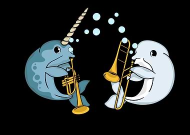 Narwhal Trumpet Trombone