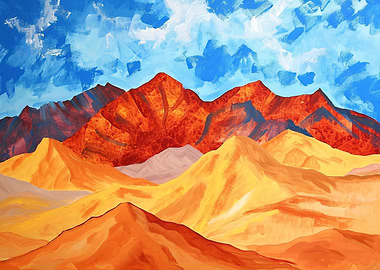 Desert mountain range
