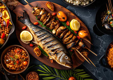 Smoked Fish with Potatos