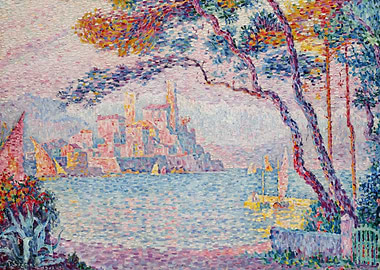 Antibes in the evening