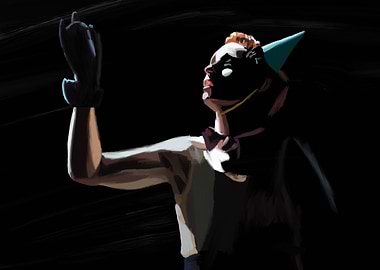 Eddie In Cabaret Painting