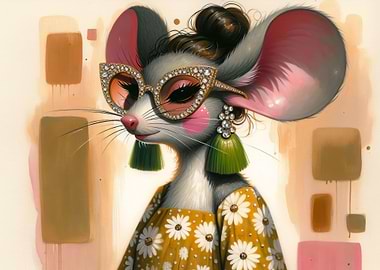 Boho Fashionable Mouse