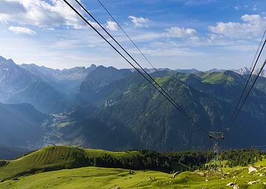 Val di Fassa in Italy