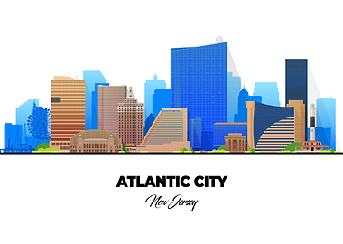 Atlantic City Skyline