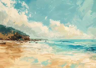 Serene Beachscape