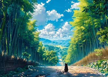 Bamboo serenity peaceful