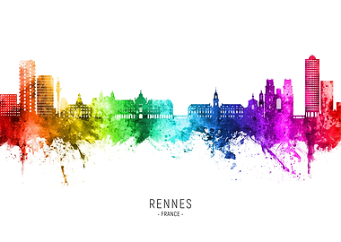 Rennes Skyline France