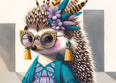 Fashionable Hedgehog