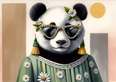 Adorable Fashionable Panda