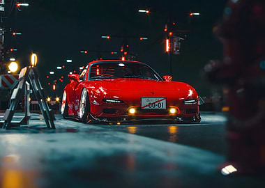 Mazda RX 7 Retro