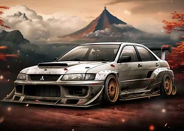 JDM car Mitsubishi Lancer