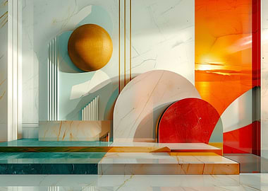 3d Geometric Abstract Art