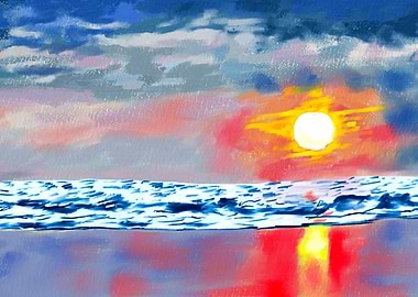 Beautiful Beach Sunset