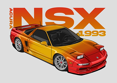 1993 Acura NSX burn color