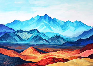 Desert mountain range