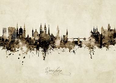 Wurzburg Skyline Germany