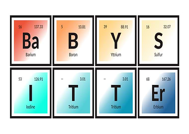 Babysitter Periodic Table