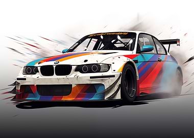 BMW drift car