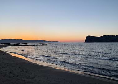 Sunset at Greece Beach