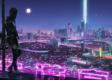 Cyberpunk at Night