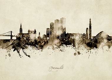 Grenoble Skyline France