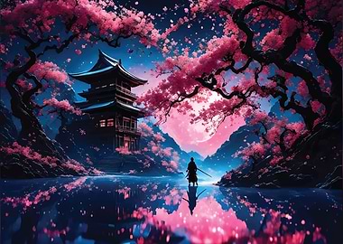 Cherry Blossom Landscapes