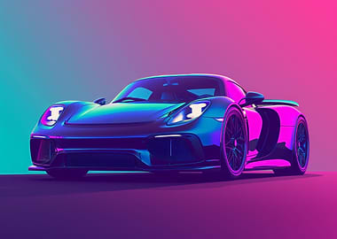Pastel Car