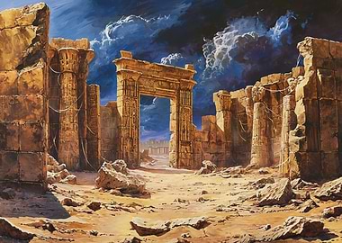 Ancient desert ruins