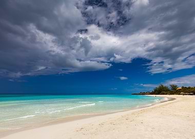 Exotic beach and azure sea