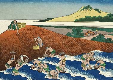 Fishing at the Kinu River