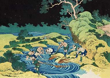 Fishing by Fire in Kai