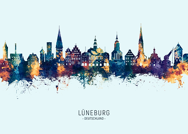 Luneburg Skyline Germany